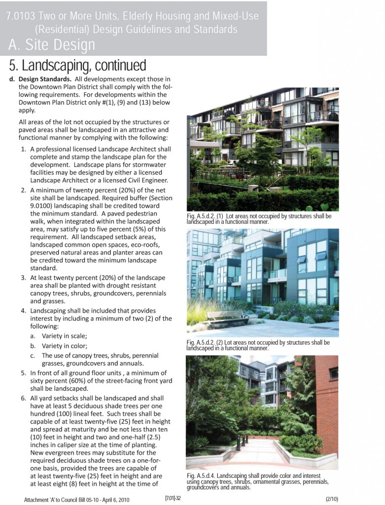The Figure Ground Studio Architecture Landscape Sustainability Gresham Multifamily Design Standards and Urban Planning Manual MFDS 4 6 10 32 