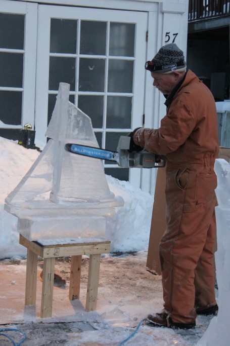 The Figure Ground Studio Architecture Landscape Sustainability Cold Spring Winter Carnival ice sculpture 2015 3 